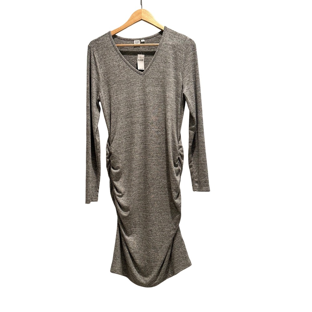 NWT Gap Maternity Softspun V-Neck T-Shirt Dress Large‎